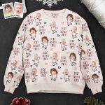 Best Nana Ever Custom Grandkids - Personalized Photo Ugly Sweater - Image 2