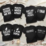 Couple Funny Matching - Personalized Couple Matching Shirts