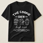 Custom Cookie Crew Matching Family ChristmasOne Size Shirts - PersonalizedOne Size Shirt - Image 2