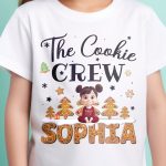 The Cookie Crew Matching ChristmasOne Size Shirt For Family, Grandparents, Kids - PersonalizedOne Size Shirt - Image 3