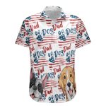 Dog Dad Patriotic America 4th Of July - Personalized Hawaiian Shirt - Image 7