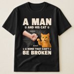 A Man And His Cat - PersonalizedOne Size Shirt