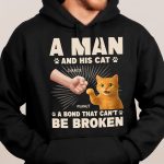 A Man And His Cat - PersonalizedOne Size Shirt - Image 6