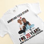 Annoying Each Other For Years - PersonalizedOne Size Shirt - Image 3