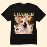 Bootleg Custom Photo Pet - Personalized PhotoOne Size Shirt - Image 3