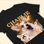 Bootleg Custom Photo Pet - Personalized PhotoOne Size Shirt - Image 5