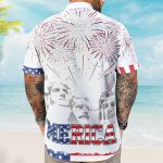 Celebrate The 4Th Of July With Merica Pattern - Personalized Photo Hawaiian Shirt - Image 4