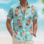 Custom Face Funny - Personalized Photo Hawaiian Shirt - Image 2