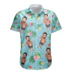Custom Face Funny - Personalized Photo Hawaiian Shirt - Image 6
