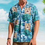 Custom Face Funny Photo For Men, Husband Big Wave - Custom Photo Hawaiian Shirt - Image 4