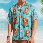 Custom Face Funny Photo Tropical Aloha For Dogs, Cats Lovers - Custom Photo Hawaiian Shirts - Image 2