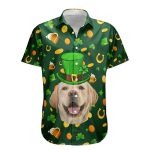 Custom Pet Face St Patrick's Day For Dog Lovers, Cat Lovers - Personalized Photo Hawaiian Shirt - Image 7
