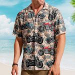 Custom Vintage Bikes Photo For Bikers Men Husband - Custom Photo Hawaiian Shirt - Image 4