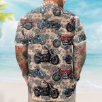 Custom Vintage Bikes Photo For Bikers Men Husband - Custom Photo Hawaiian Shirt - Image 5