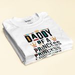 Daddy Of A Princess Daughter Of A King - Personalized Matching Family Shirts - Image 2