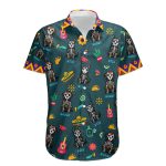 Day Of The Dead Dog Cat Hispanic Mexican Latinos Latinx - Personalized Hawaiian Shirt - Image 4