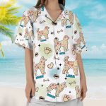 Dog Floral Summer - Personalized Hawaiian Shirt