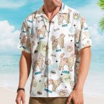 Dog Floral Summer - Personalized Hawaiian Shirt - Image 3