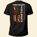 Father & Daughter #Unbreakablebond 2- Personalized Back Printed Shirt
