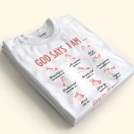God Says I Am (Unicorn Ver.) - Personalized Shirt - Image 2