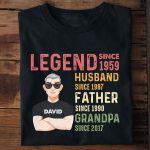 Legend Husband Daddy Grandpa Custom Title - PersonalizedOne Size Shirt