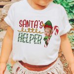 Santa's Little Helper - Personalized Photo Shirt - Image 2