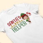 Santa's Little Helper - Personalized Photo Shirt - Image 6