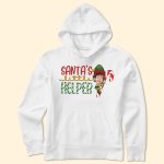 Santa's Little Helper - Personalized Photo Shirt - Image 7