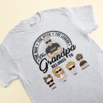 The Man The Myth The Legend Dad Grandpa Papa - PersonalizedOne Size Shirt - Image 3