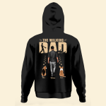 The Walking Dad - Personalized Back Printed Shirt - Image 3