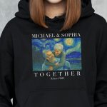 Together Since Couple Shirts Van Gogh Art - Personalized Photo Couple Matching Shirts - Image 7