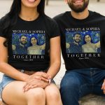 Together Since Couple Shirts Van Gogh Art - Personalized Photo Couple Matching Shirts - Image 8