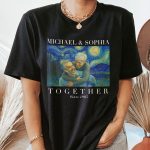 Together Since Couple Shirts Van Gogh Art - Personalized Photo Couple Matching Shirts - Image 2