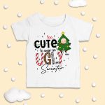 Too Cute To Wear An Ugly Sweater - Personalized Baby Onesie - Image 4