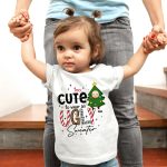 Too Cute To Wear An Ugly Sweater - Personalized Baby Onesie - Image 5
