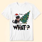 Cat What Christmas Tree - Personalized Sweatshirt