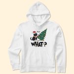 Cat What Christmas Tree - Personalized Sweatshirt - Image 6